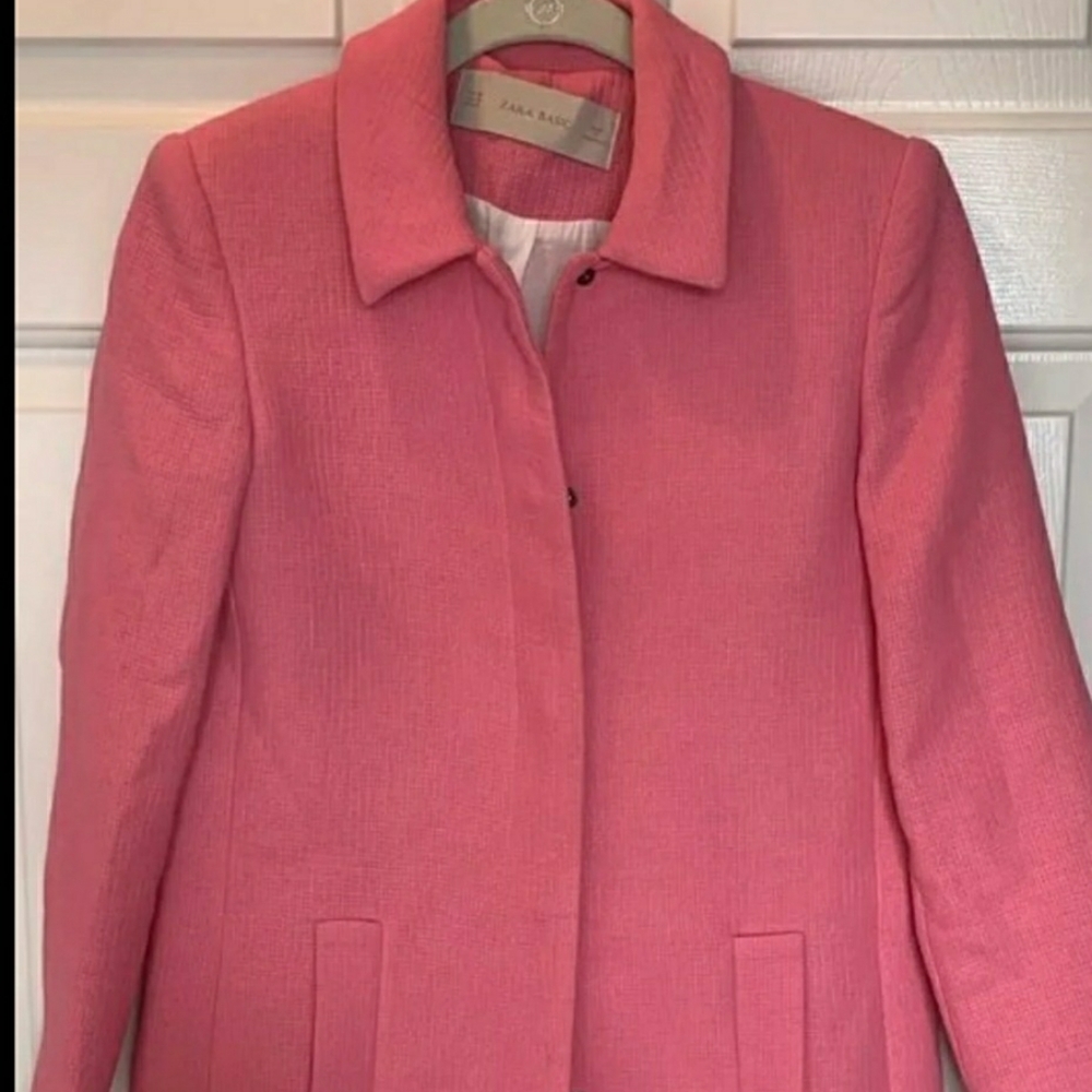 Zara pink coat